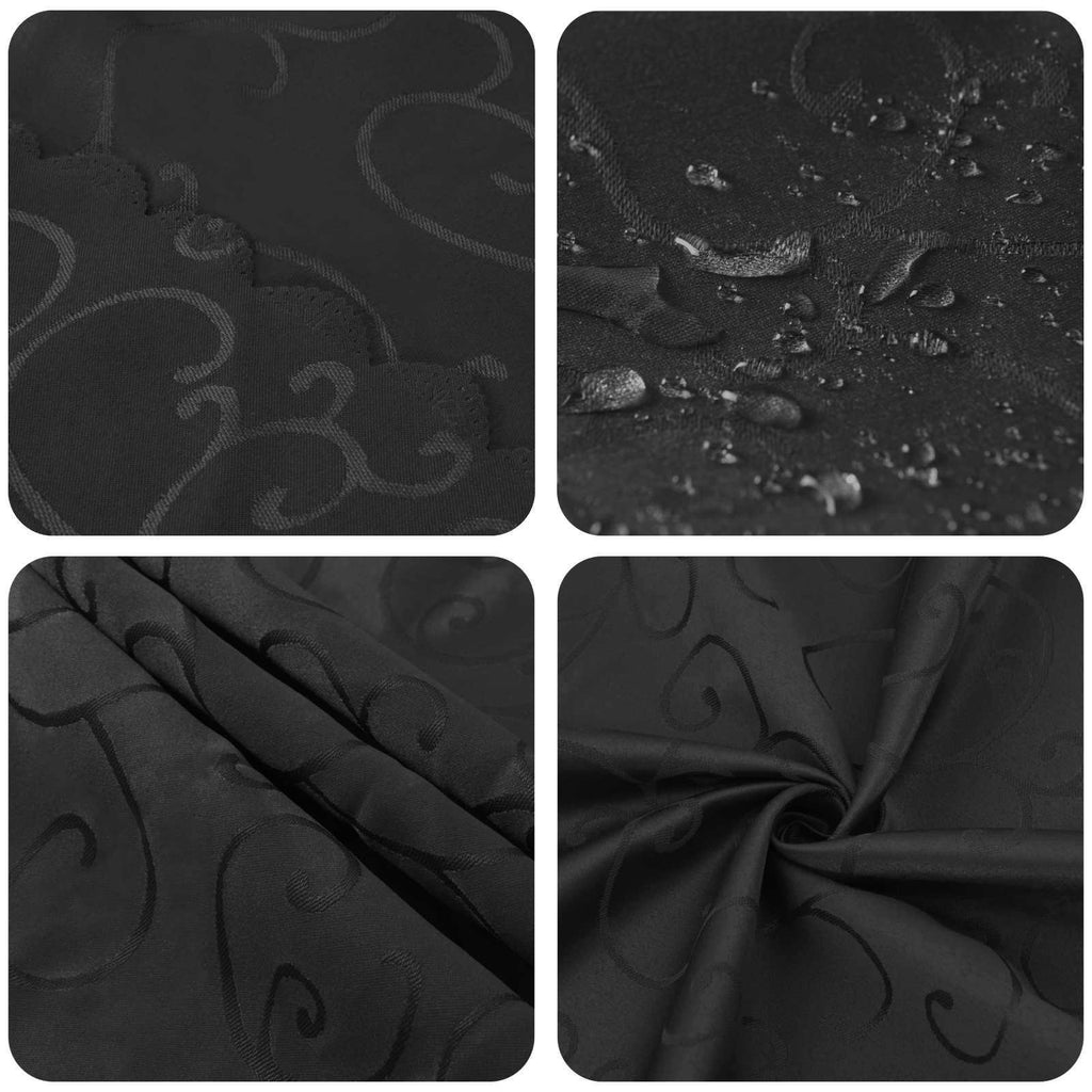 vidaXL Obrus stołowy Prostokątny ciemnoszary 110 x 140 cm