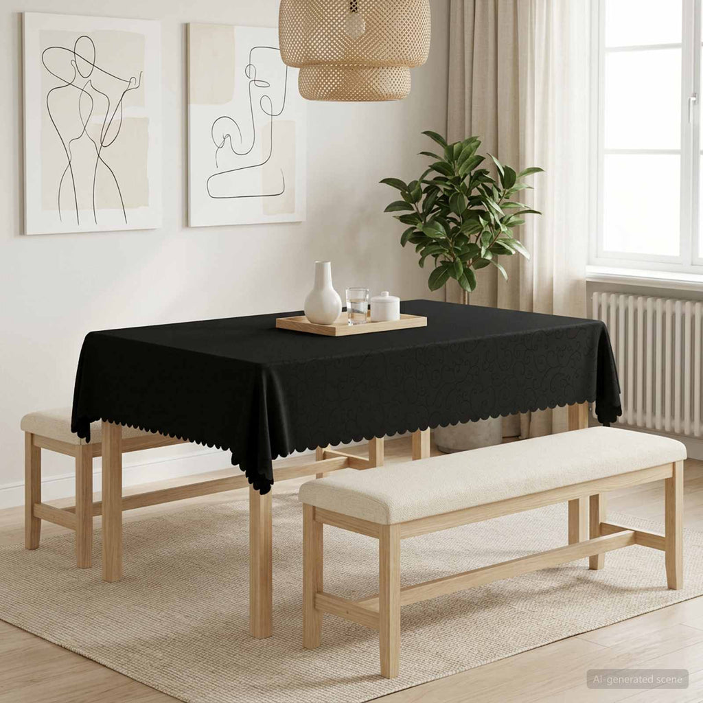 vidaXL Obrus stołowy Prostokątny ciemnoszary 110 x 140 cm