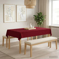 vidaXL Obrus stołowy 5 szt. Prostokątny Czerwone wino 140 x 220 cm