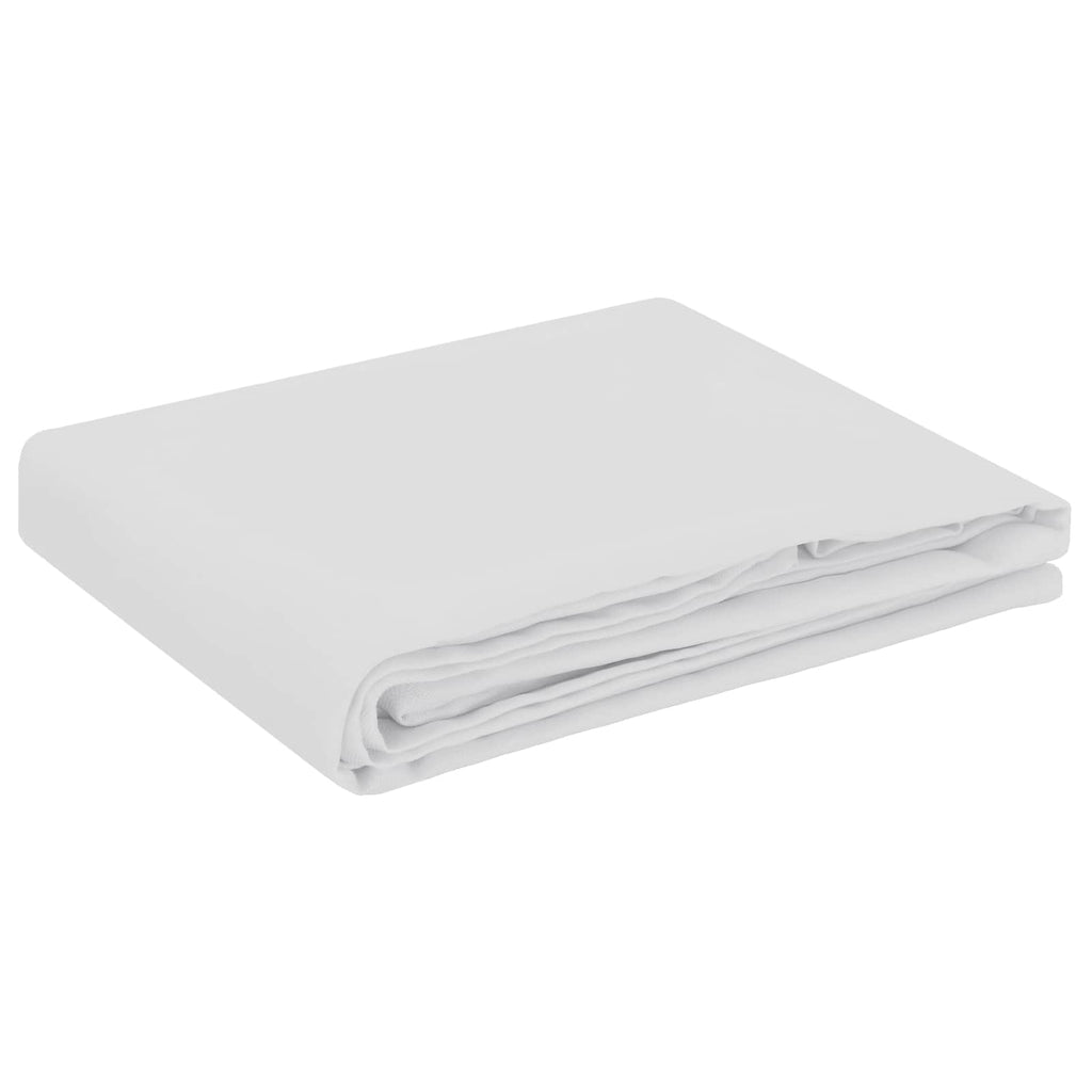 vidaXL Obrus stołowy 5 szt. Okrągły Biały Ø 140 cm Poliester