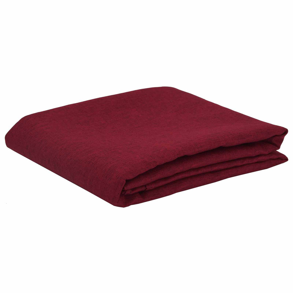 vidaXL Obrus stołowy 5 szt. Prostokątny Czerwone wino 140 x 140 cm
