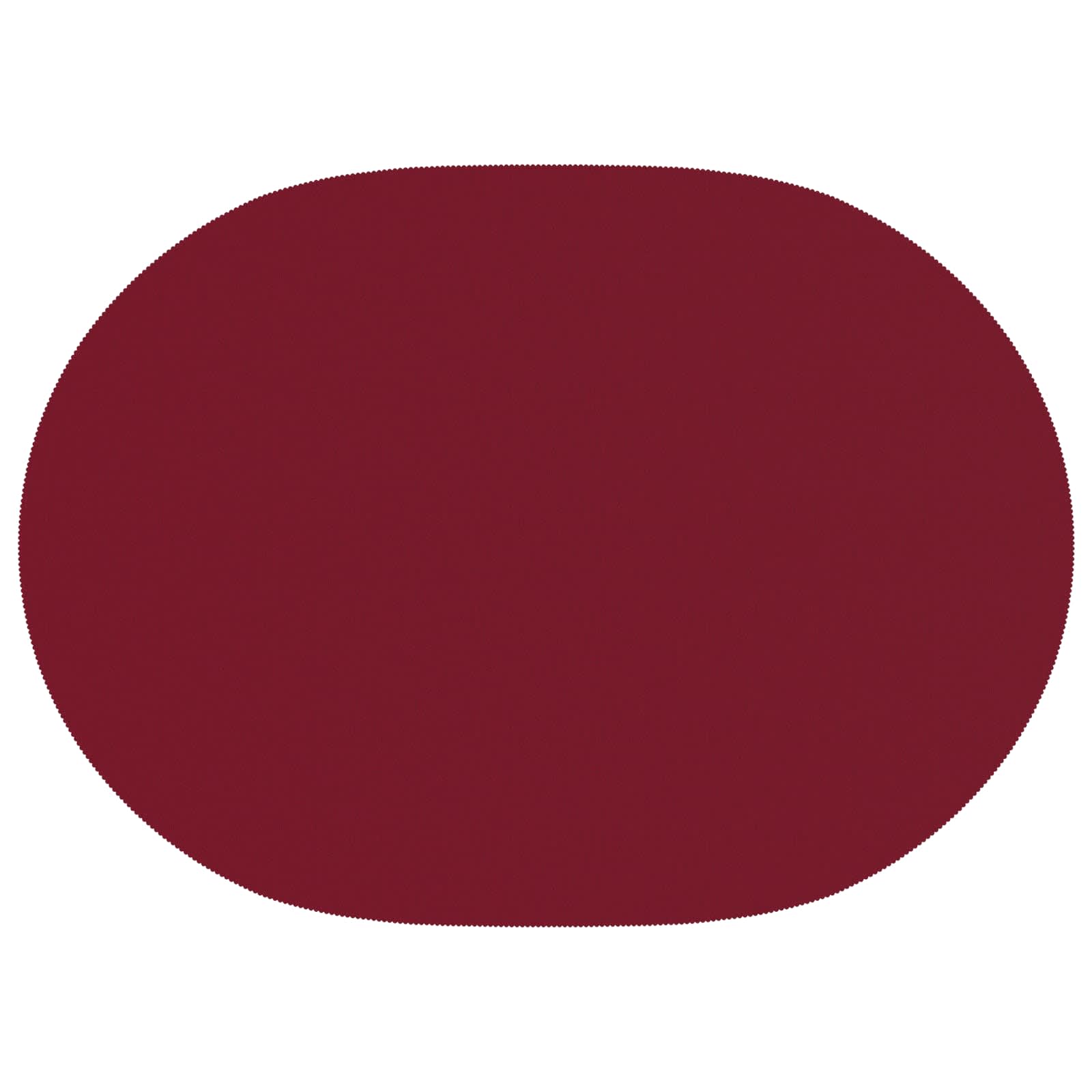 vidaXL Obrus stołowy 5 szt. Owalny Czerwone wino 130 x 180 cm