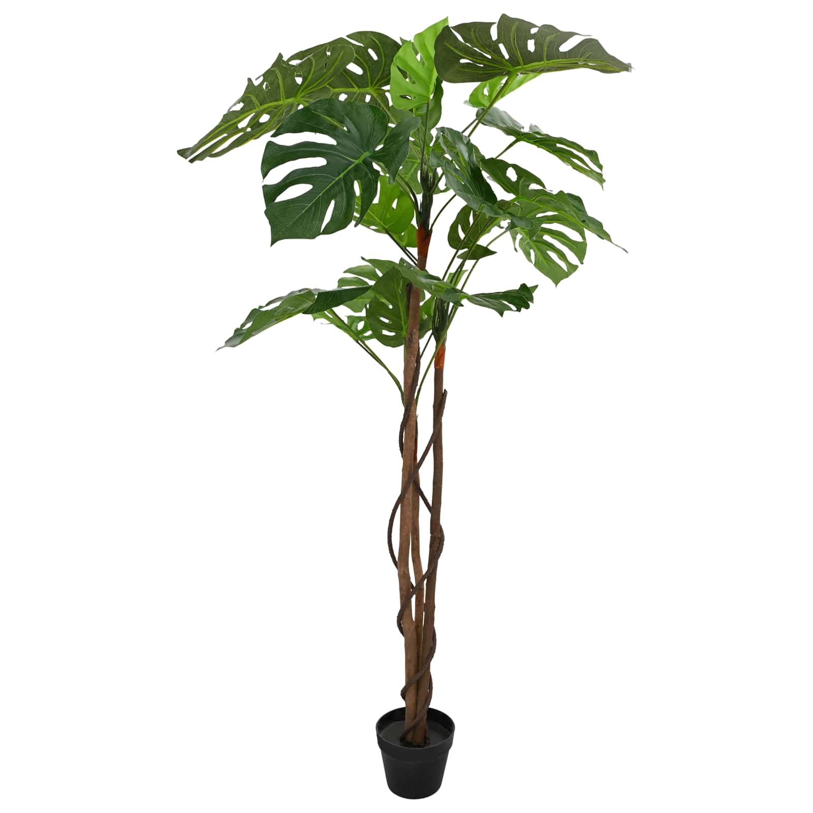 vidaXL Sztuczna Roślina Monstera zielony 94 x 18 x 170 cm