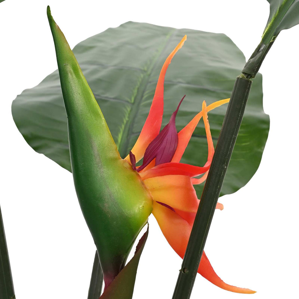 vidaXL Sztuczna roślina Strelitzia zielony 70 x 18 x 155 cm