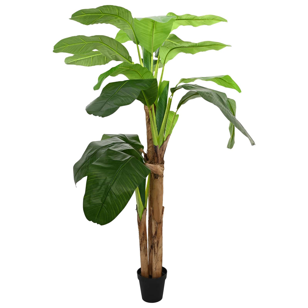 vidaXL Sztuczna palma bananowa zielony 125 x 25 x 250 cm