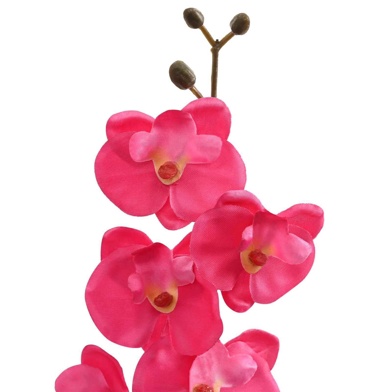vidaXL Sztuczna Roślina Orchidei czerwony 36 x 10 x 30 cm