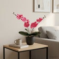 vidaXL Sztuczna Roślina Orchidei czerwony 36 x 10 x 30 cm
