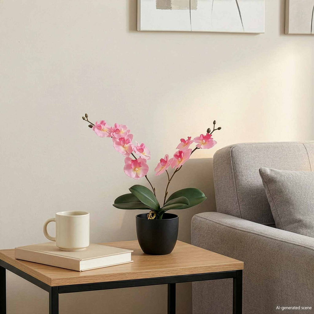 vidaXL Sztuczna Roślina Orchidei różowy 36 x 10 x 30 cm