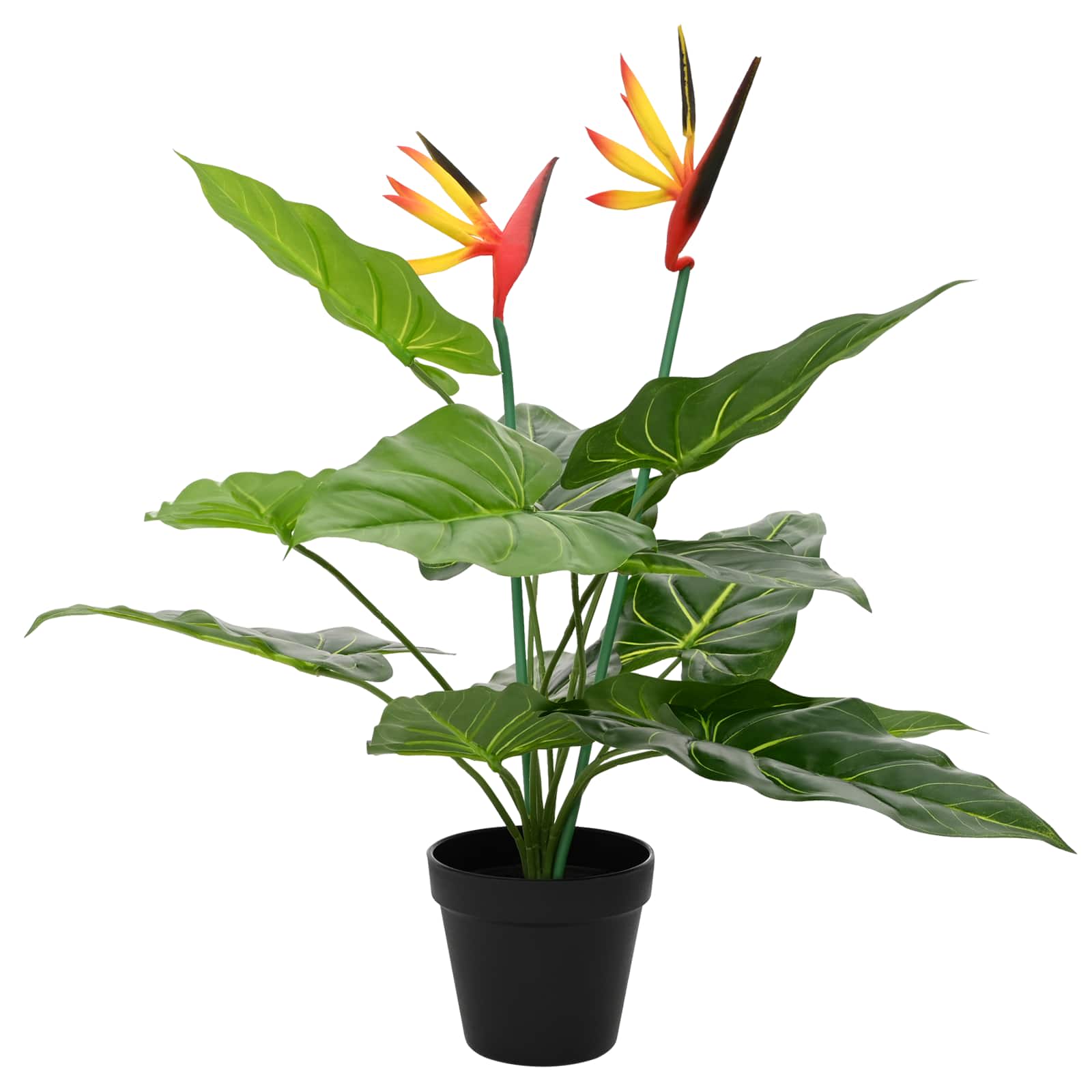 vidaXL Sztuczna roślina Strelitzia zielony 65 x 13 x 55 cm