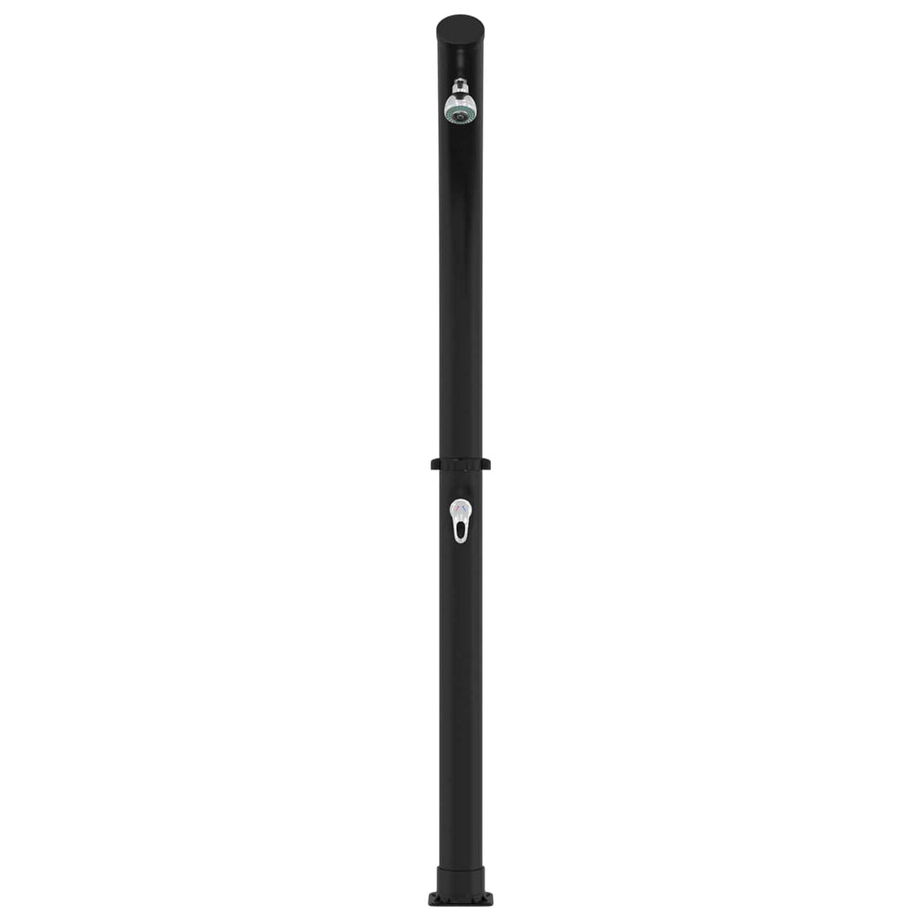 vidaXL Prysznic solarny z głowicą prysznica 20 l PVC, ABS, Stop cynku