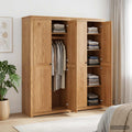 vidaXL Garderoba PANAMA Miód 169 x 50 x 185 cm Lite drewno sosnowe