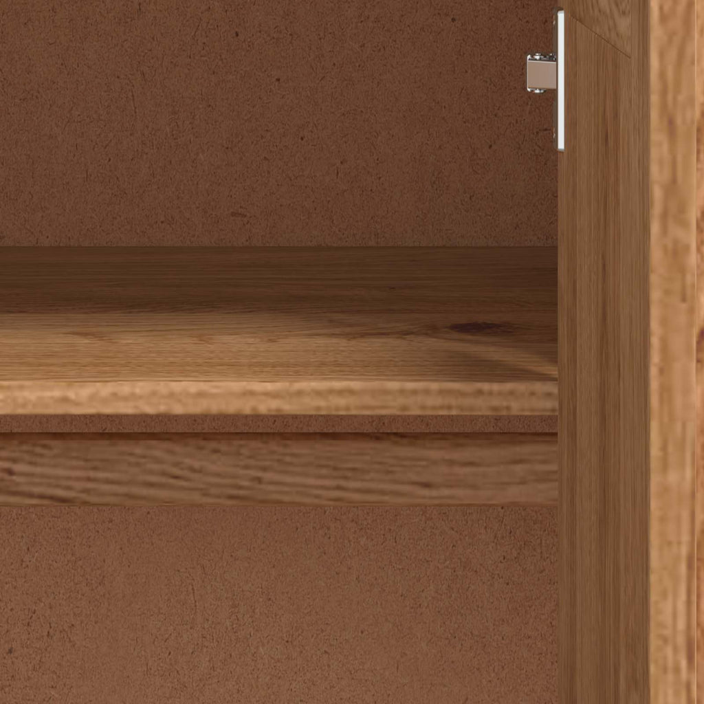 vidaXL Garderoba PANAMA Miód 169 x 50 x 185 cm Lite drewno sosnowe
