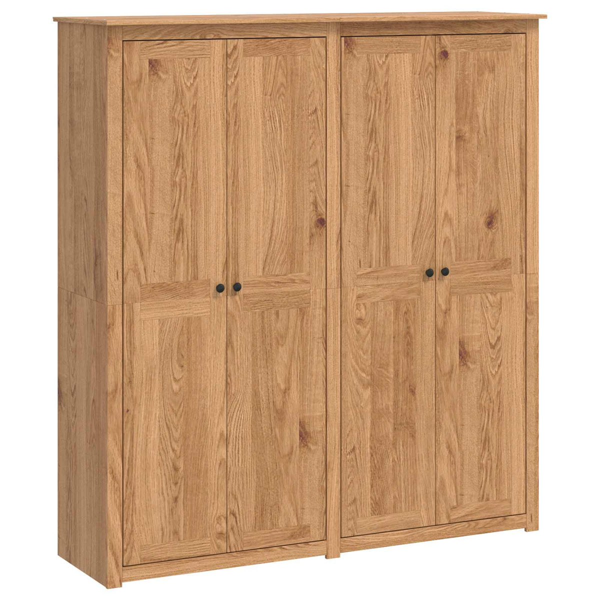 vidaXL Garderoba PANAMA Miód 169 x 50 x 185 cm Lite drewno sosnowe