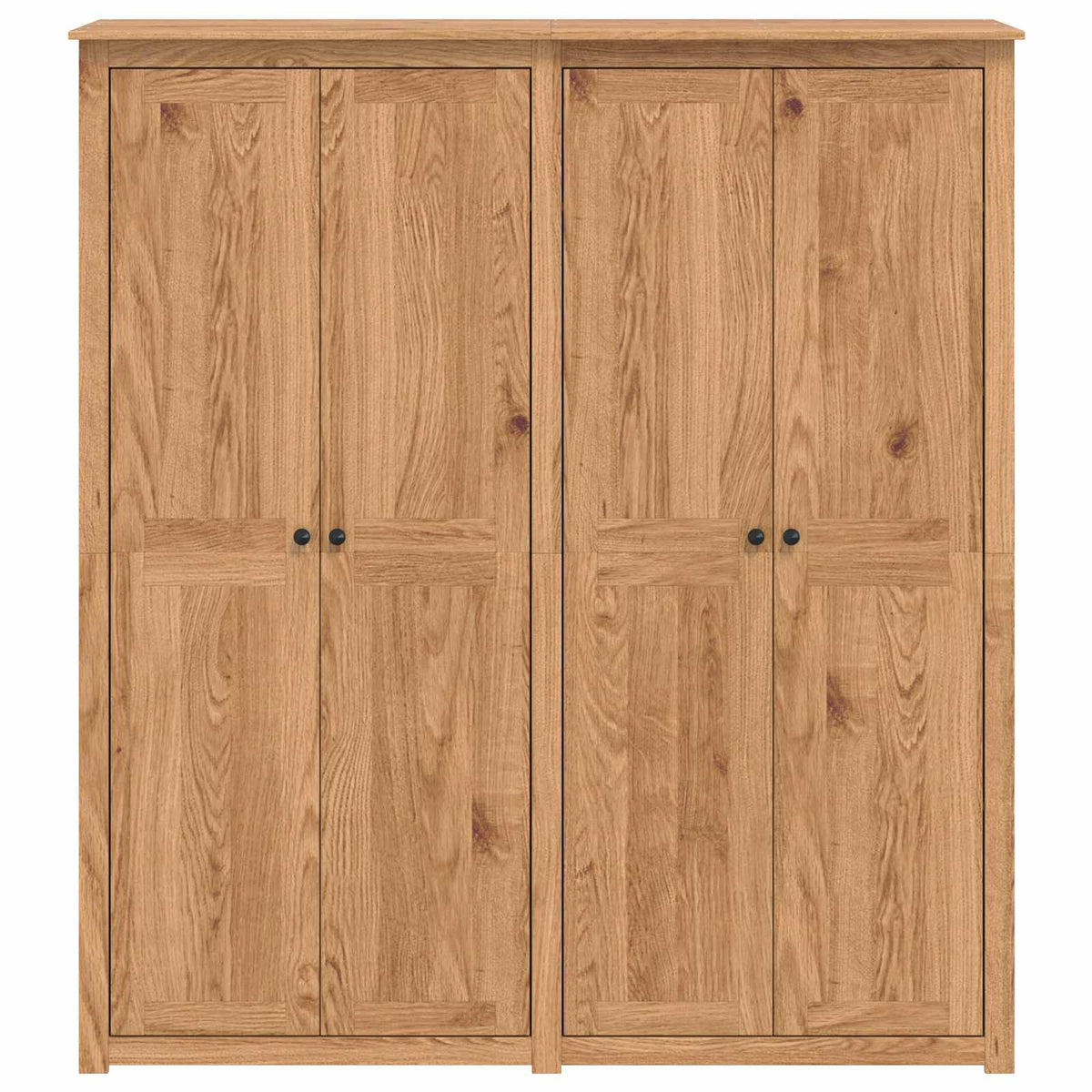 vidaXL Garderoba PANAMA Miód 169 x 50 x 185 cm Lite drewno sosnowe