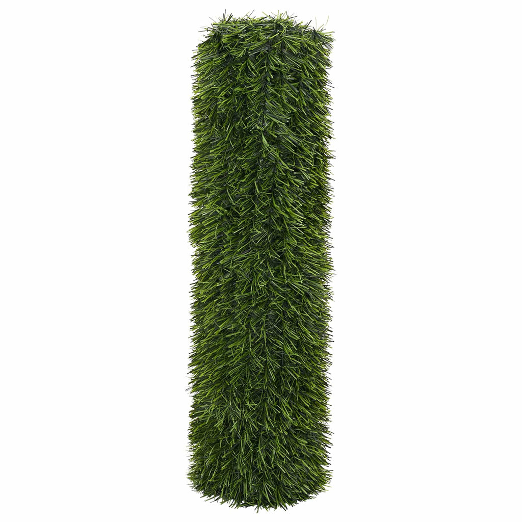 vidaXL Sztuczne Ogrodzenie Jasnozielony 1 x 4 m PVC i stal