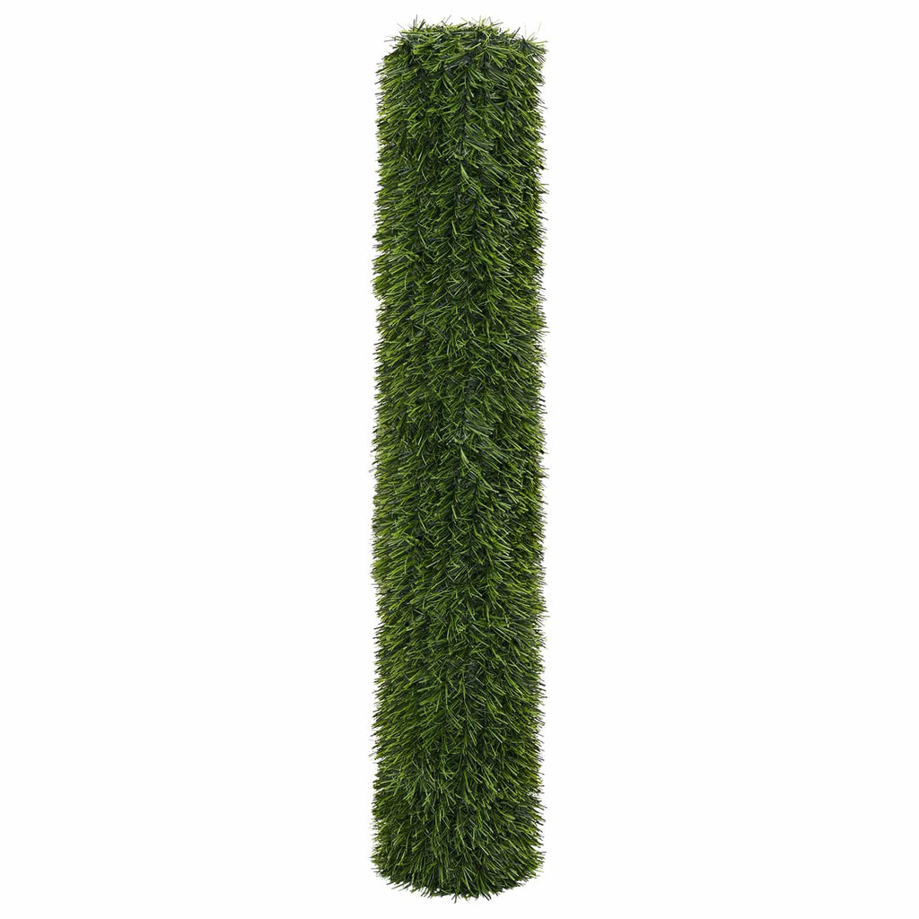 vidaXL Sztuczne Ogrodzenie Jasnozielony 1,5 x 3 m PVC i stal