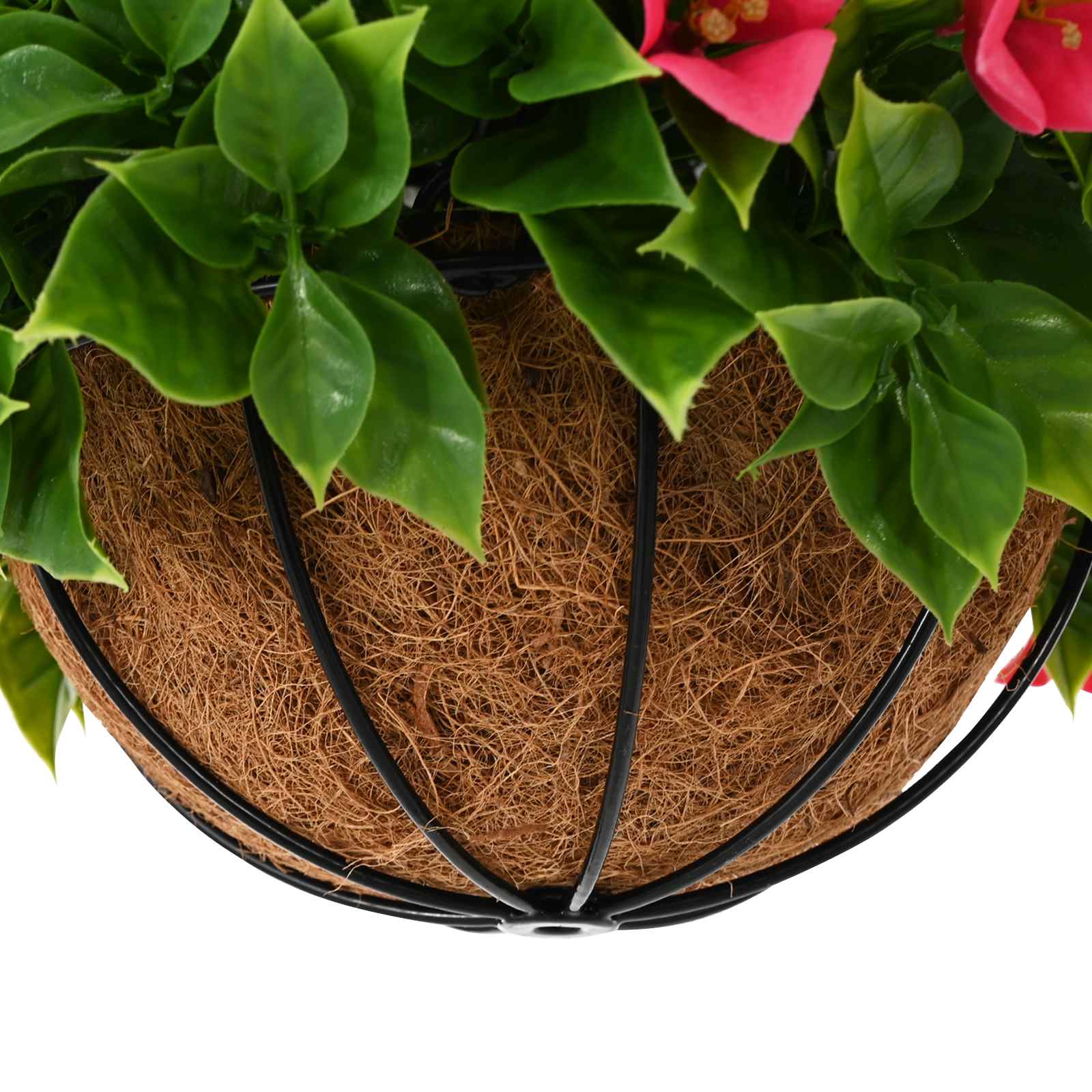 vidaXL Sztuczne Kwiaty Różowy 33 x 33 x 44 cm PE i stal