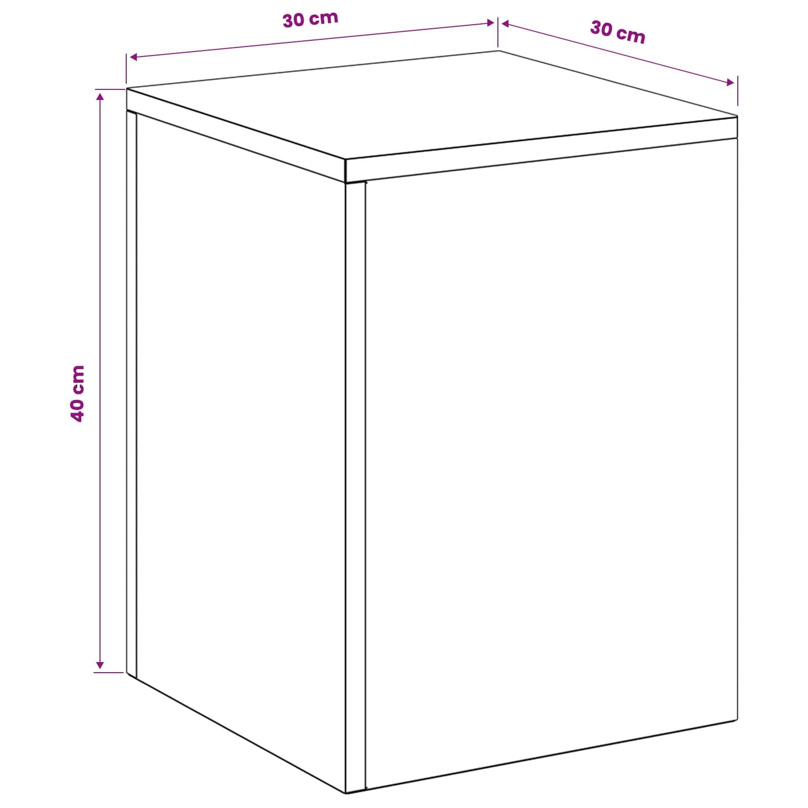 vidaXL Stojak na rośliny 2 pcs Czarny 30 x 30 x 40 cm Stal