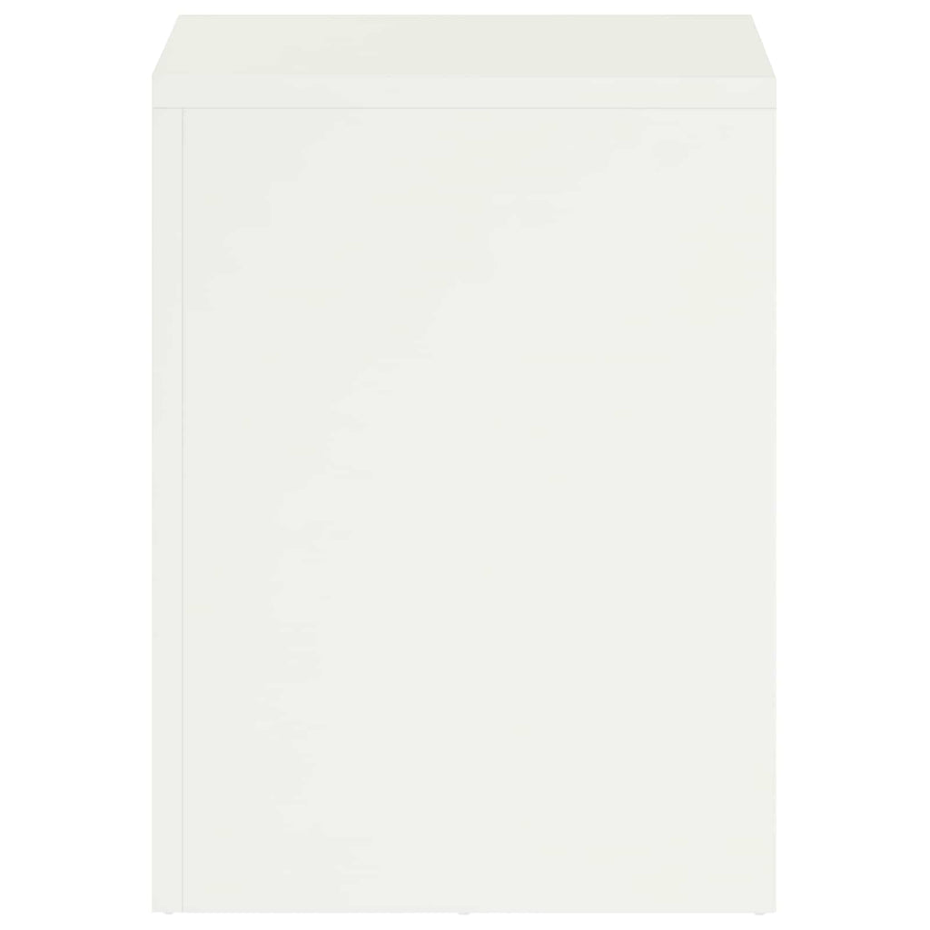 vidaXL Stojak na rośliny 2 pcs Biały 30 x 30 x 40 cm Stal