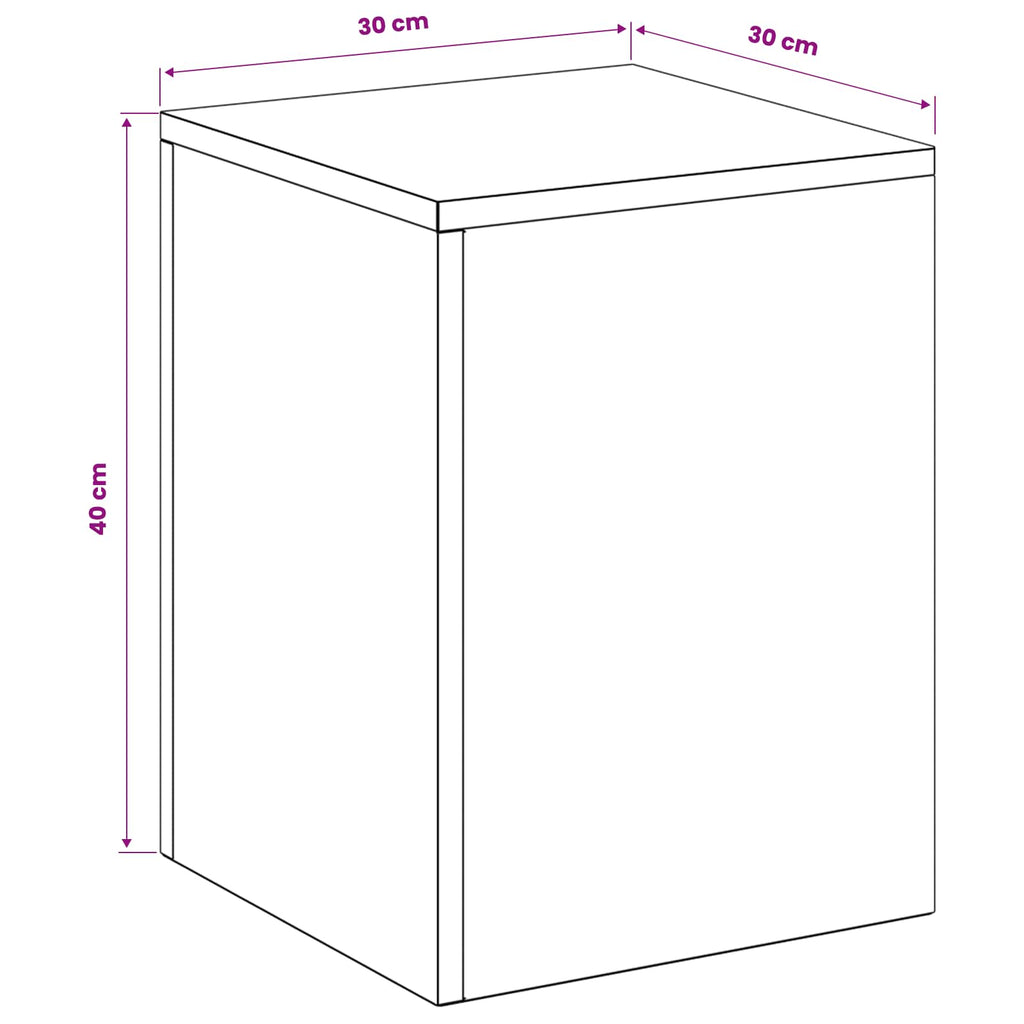 vidaXL Stojak na rośliny 2 pcs Rdzawy 30 x 30 x 40 cm Stal kortenowska