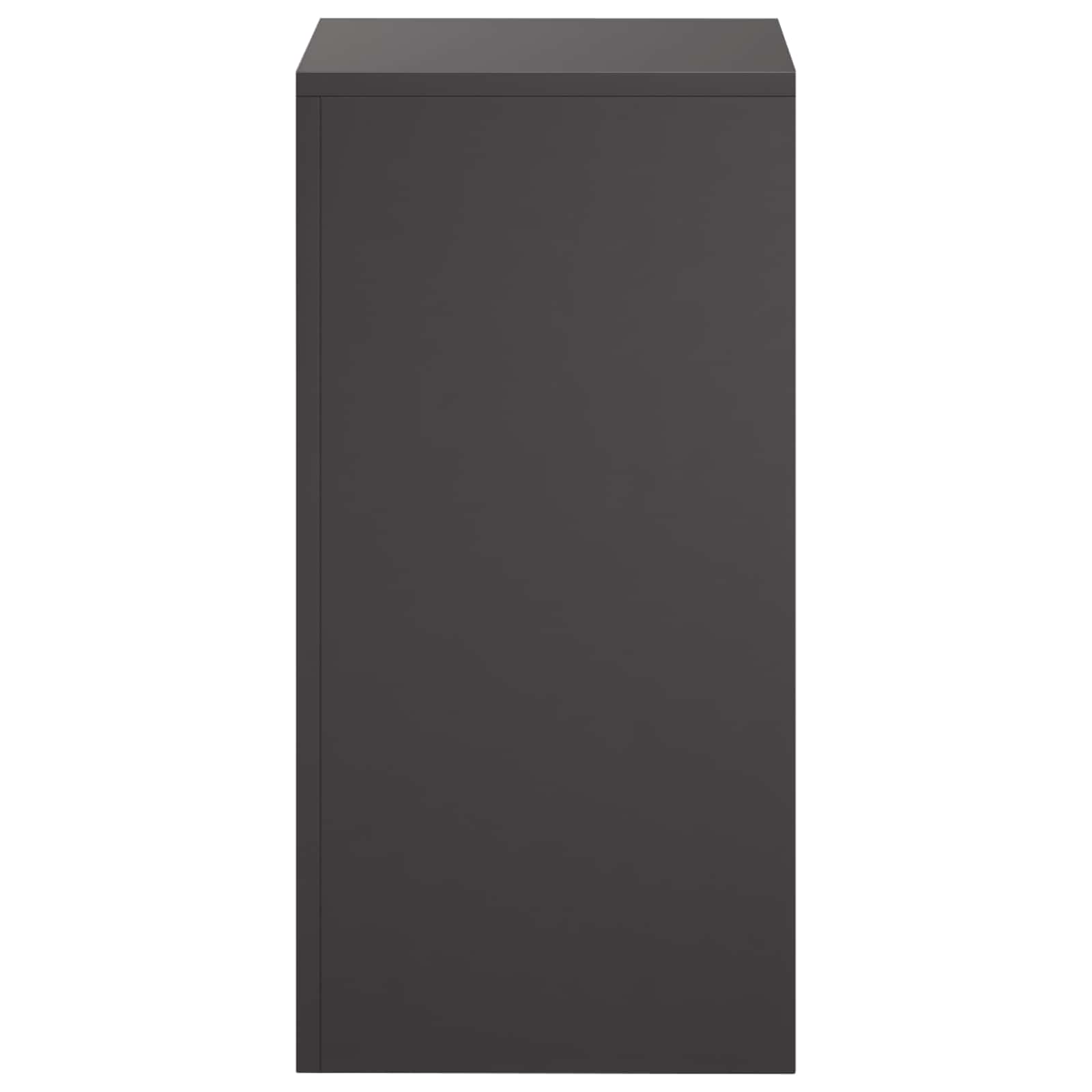 vidaXL Stojak na rośliny 2 pcs Czarny 30 x 30 x 60 cm Stal