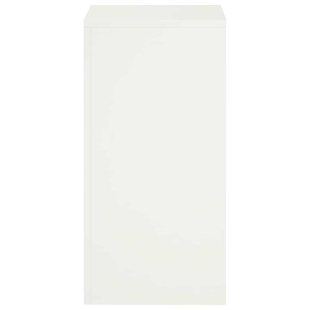 vidaXL Stojak na rośliny Biały 30 x 30 x 60 cm Stal