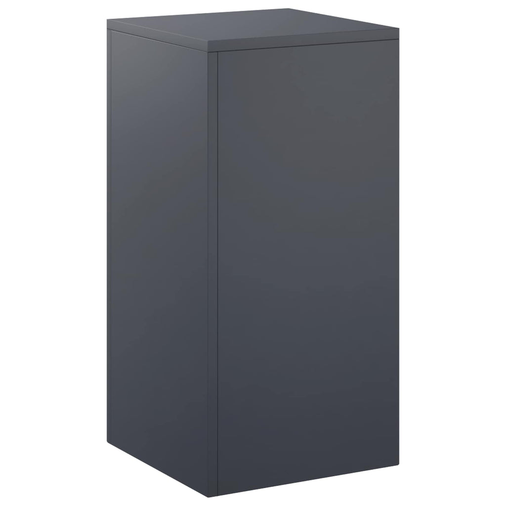 vidaXL Stojak na rośliny antracytowy 30 x 30 x 60 cm Stal nierdzewna