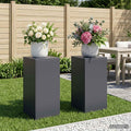 vidaXL Stojak na rośliny 2 pcs antracytowy 30 x 30 x 60 cm