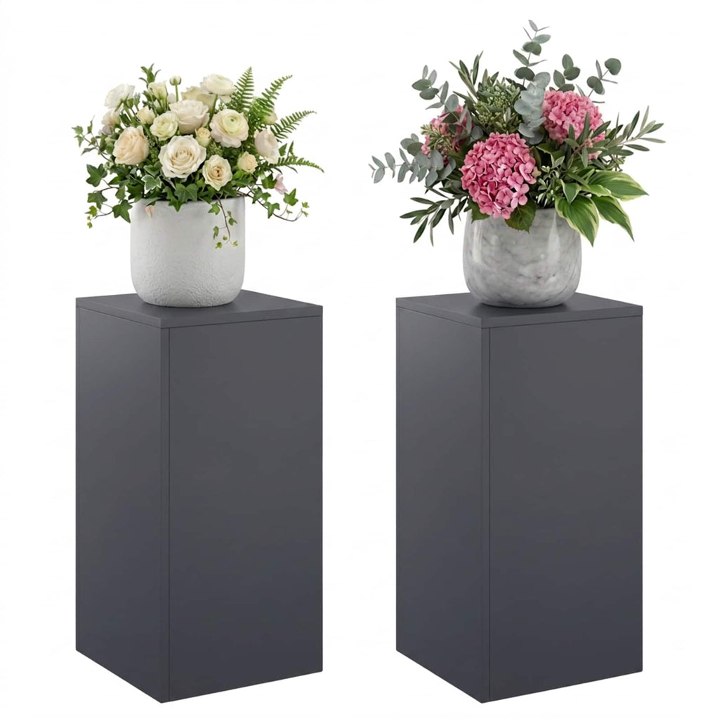 vidaXL Stojak na rośliny 2 pcs antracytowy 30 x 30 x 60 cm