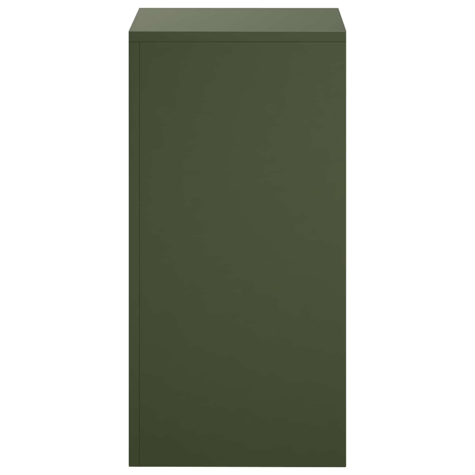 vidaXL Stojak na rośliny 2 pcs Oliwkowy zielony 30 x 30 x 60 cm Stal