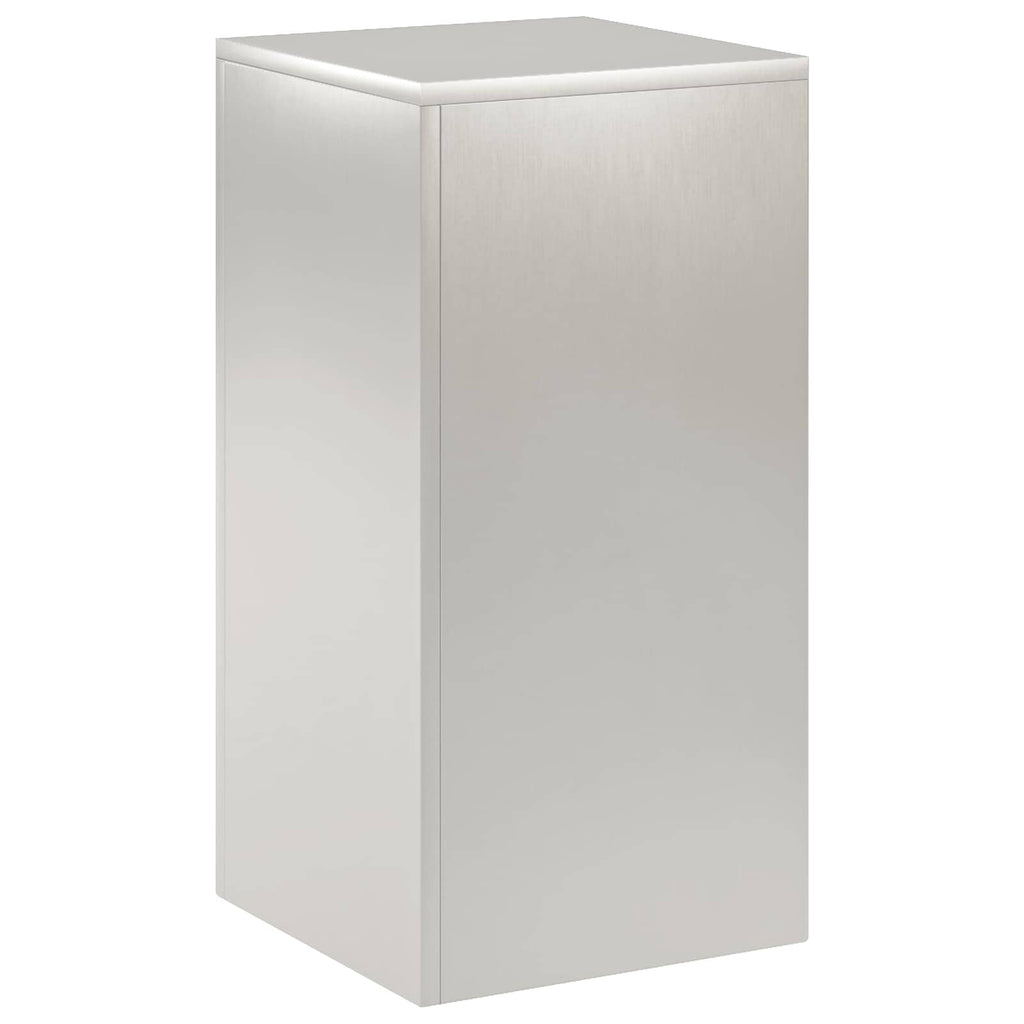 vidaXL Stojak na rośliny srebrny 30 x 30 x 60 cm Stal