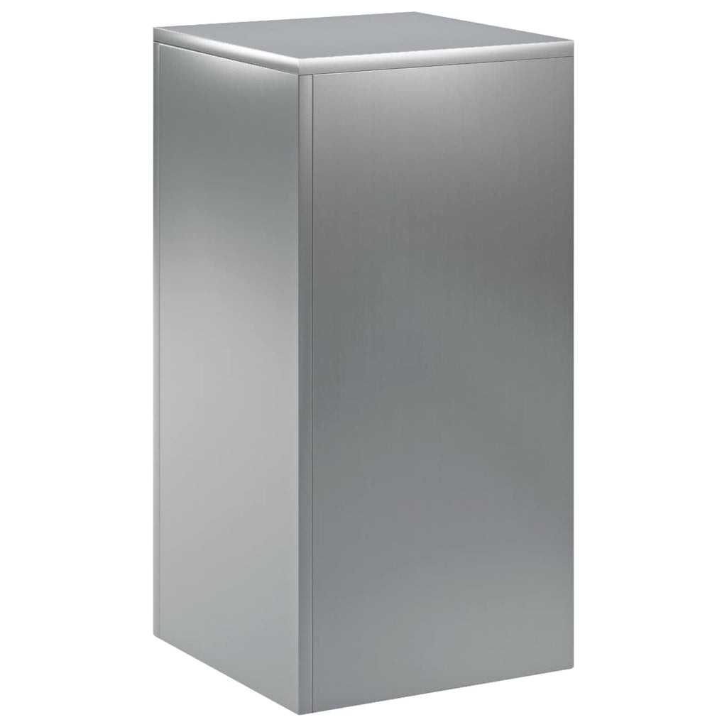 vidaXL Stojak na rośliny srebrny 30 x 30 x 60 cm Stal