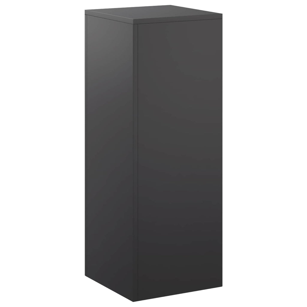 vidaXL Stojak na rośliny Czarny 30 x 30 x 80 cm Stal