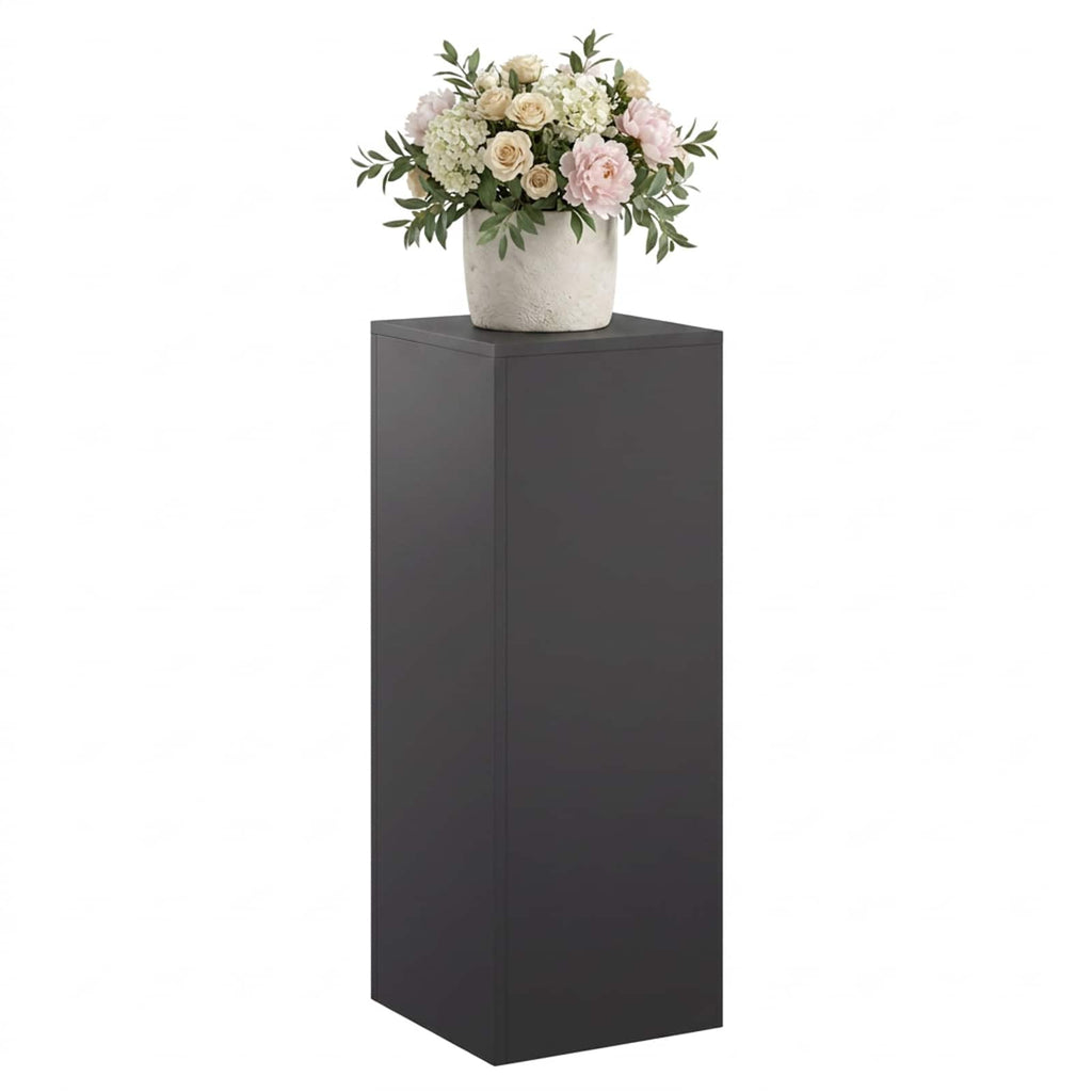 vidaXL Stojak na rośliny Czarny 30 x 30 x 80 cm Stal
