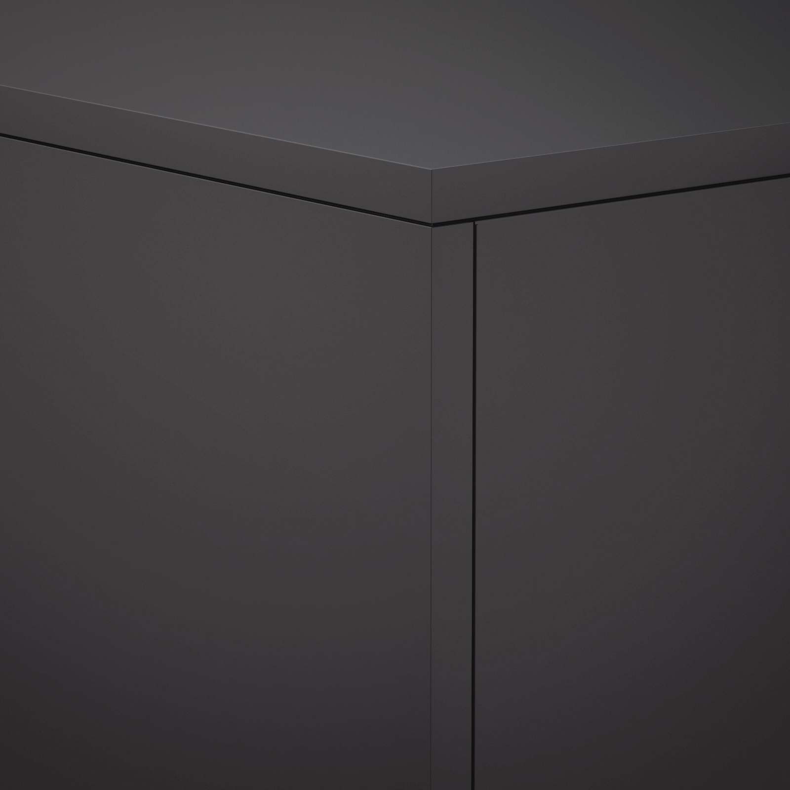 vidaXL Stojak na rośliny 2 pcs Czarny 30 x 30 x 80 cm Stal