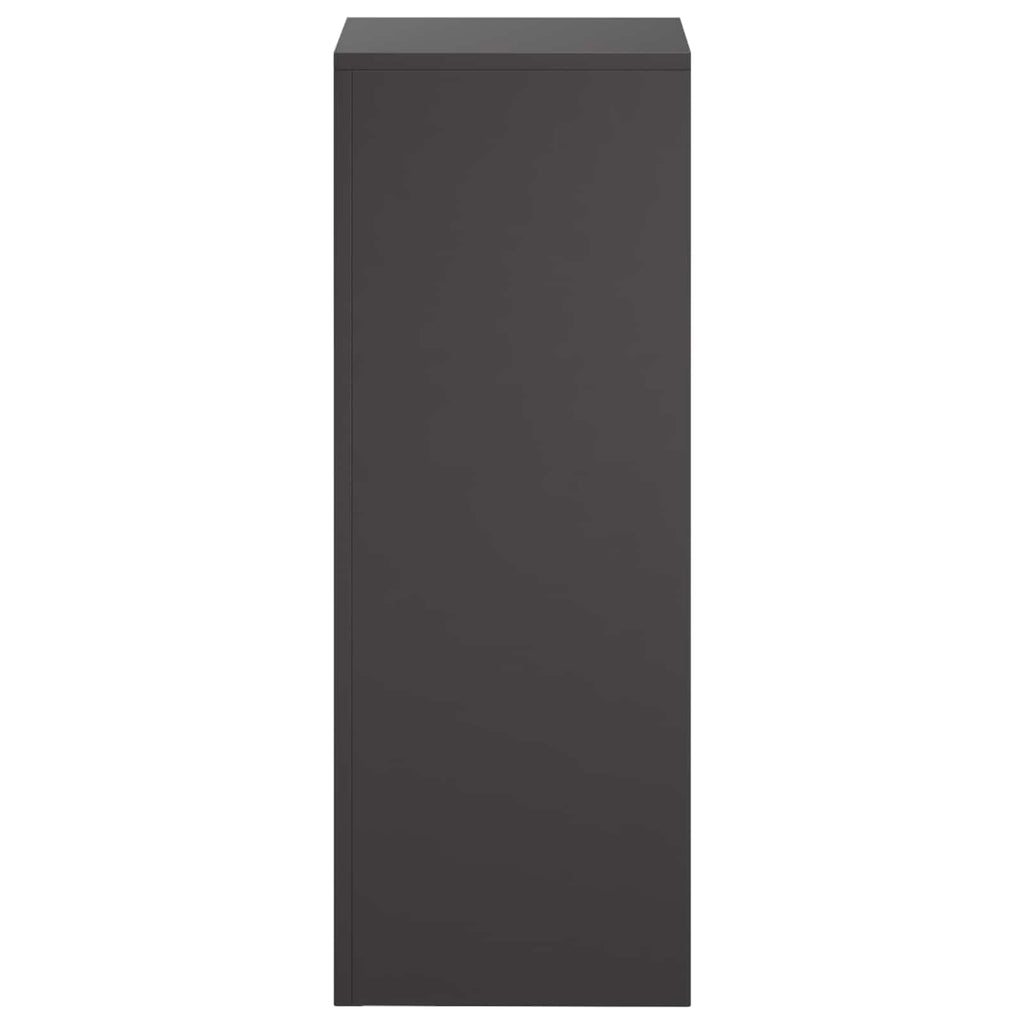 vidaXL Stojak na rośliny 2 pcs Czarny 30 x 30 x 80 cm Stal