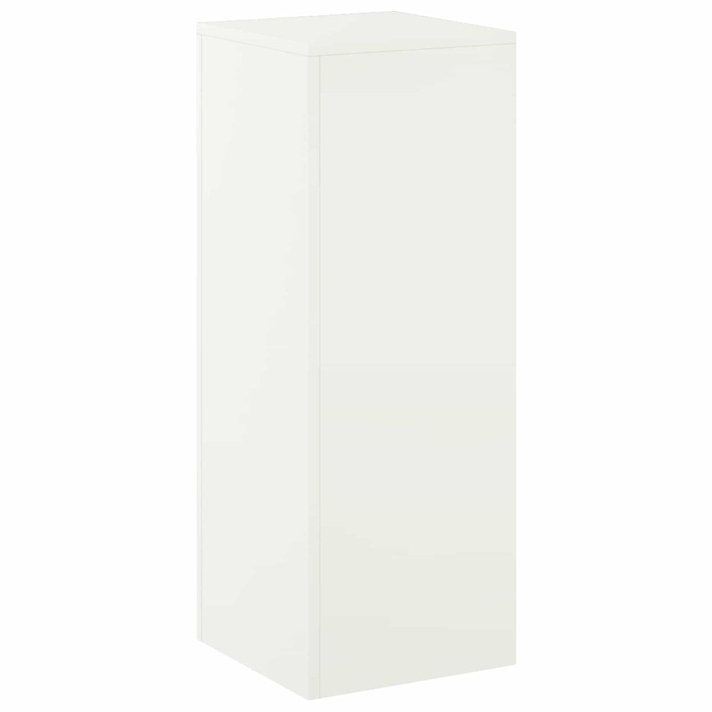 vidaXL Stojak na rośliny Biały 30 x 30 x 80 cm Stal