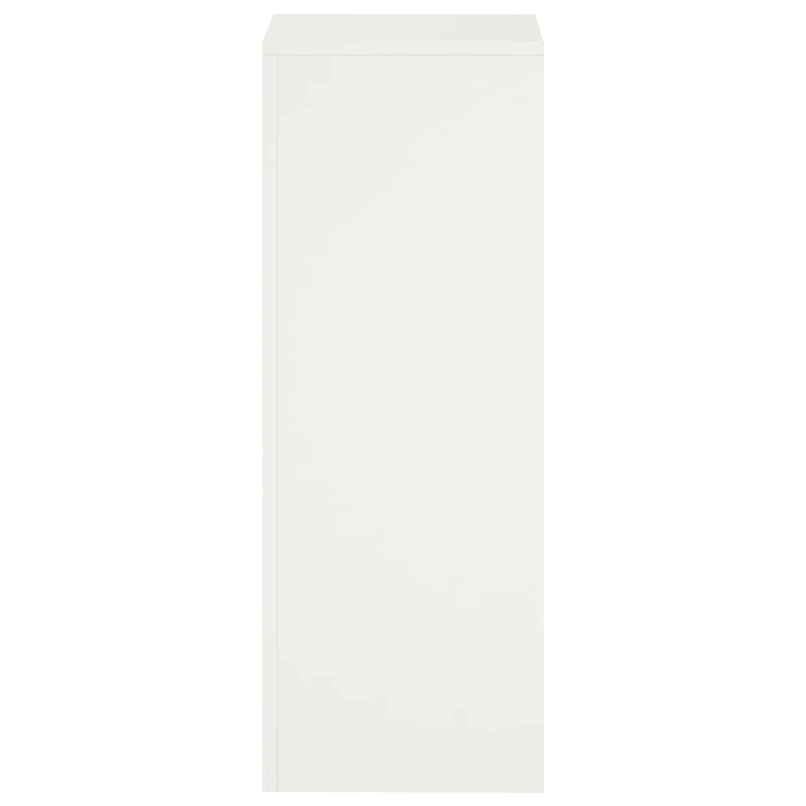 vidaXL Stojak na rośliny Biały 30 x 30 x 80 cm Stal