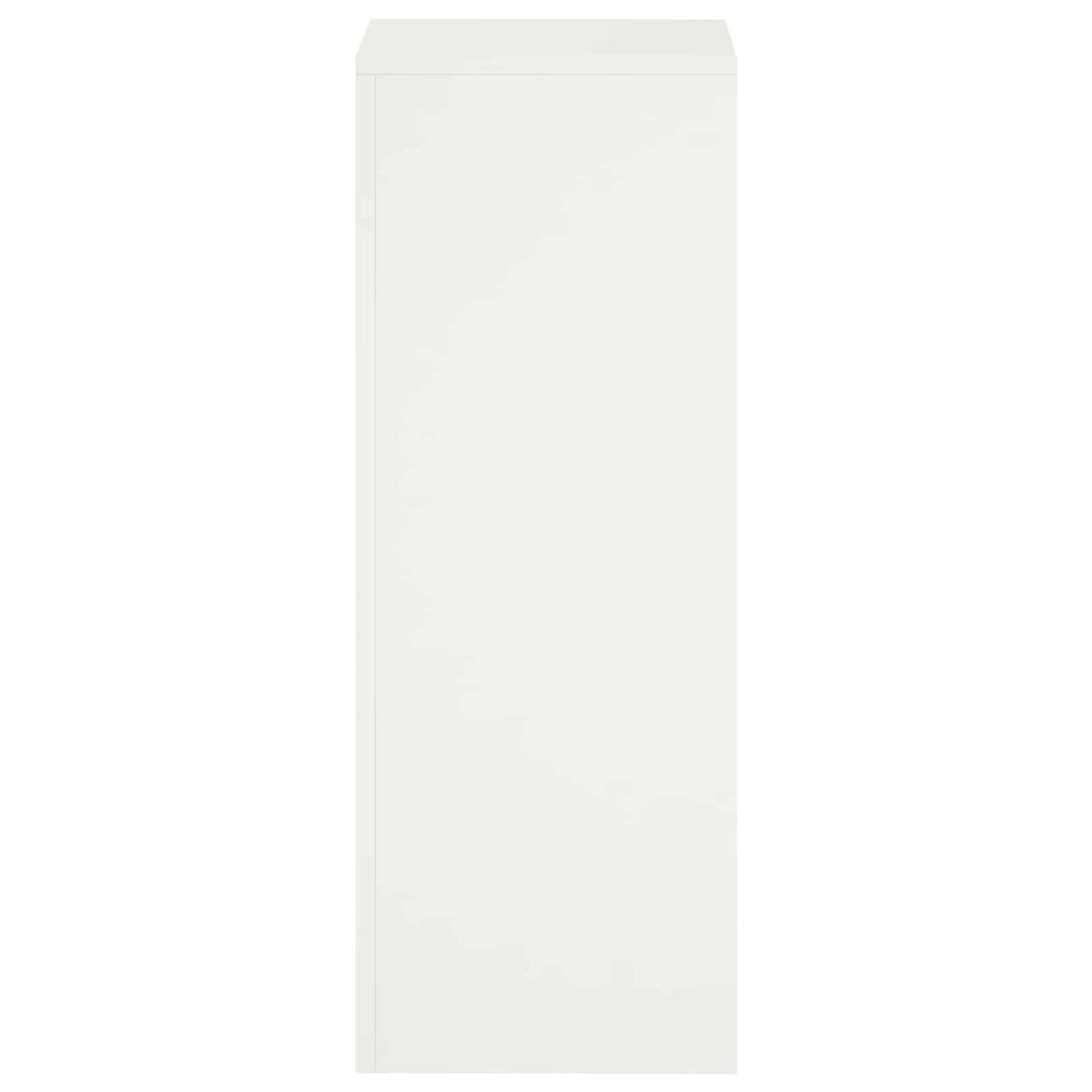 vidaXL Stojak na rośliny 2 pcs Biały 30 x 30 x 80 cm Stal