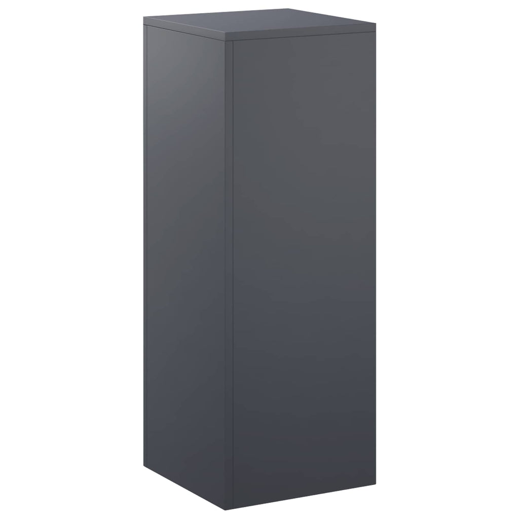 vidaXL Stojak na rośliny antracytowy 30 x 30 x 80 cm Stal nierdzewna