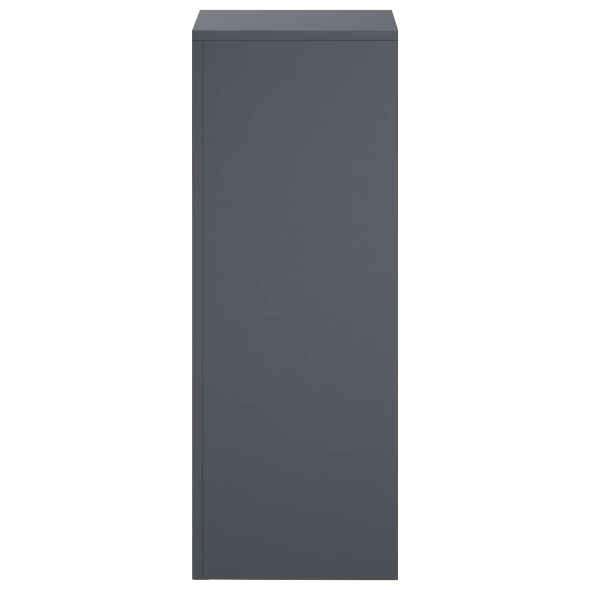 vidaXL Stojak na rośliny antracytowy 30 x 30 x 80 cm Stal nierdzewna