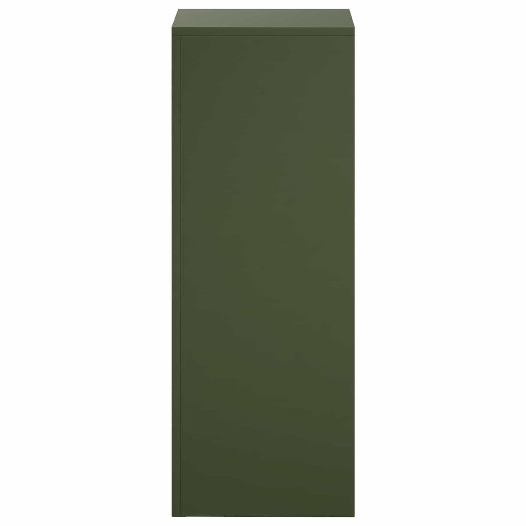 vidaXL Stojak na rośliny Oliwkowy zielony 30 x 30 x 80 cm