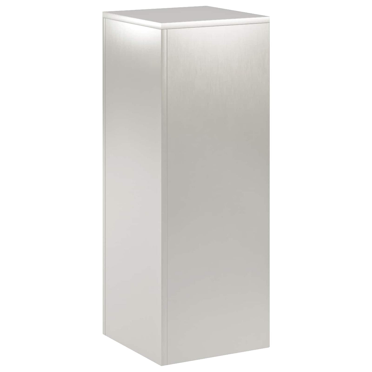 vidaXL Stojak na rośliny srebrny 30 x 30 x 80 cm Stal