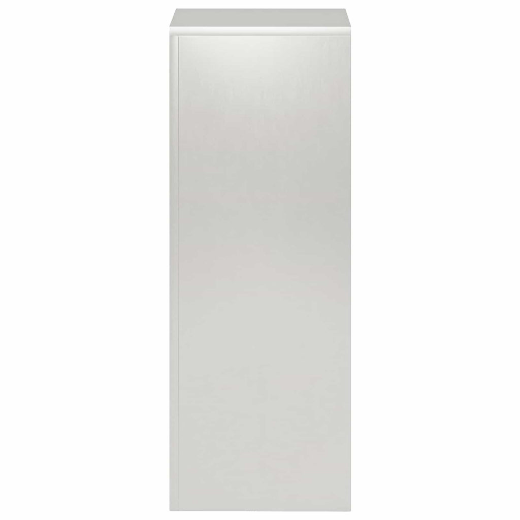 vidaXL Stojak na rośliny srebrny 30 x 30 x 80 cm Stal