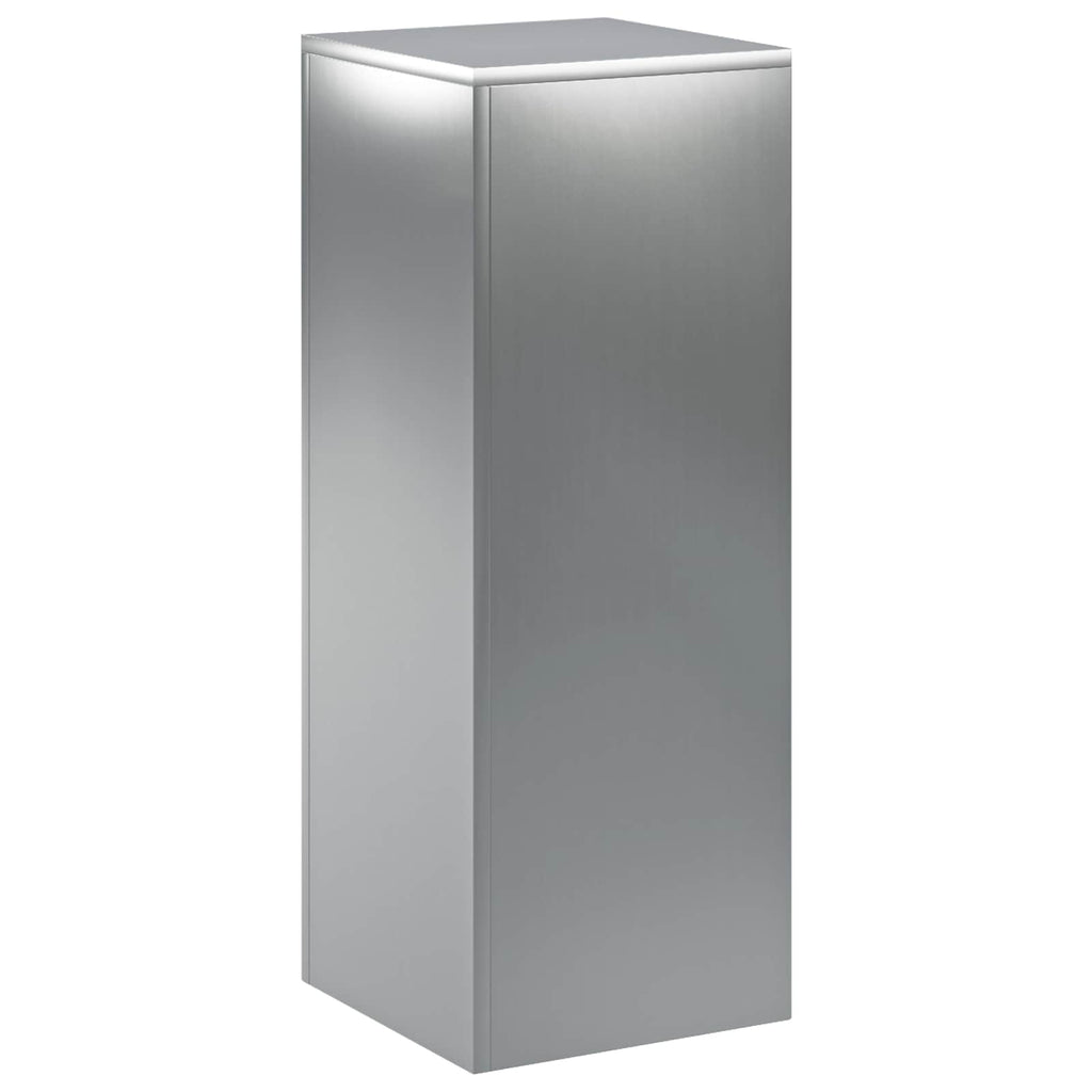 vidaXL Stojak na rośliny srebrny 30 x 30 x 80 cm Stal