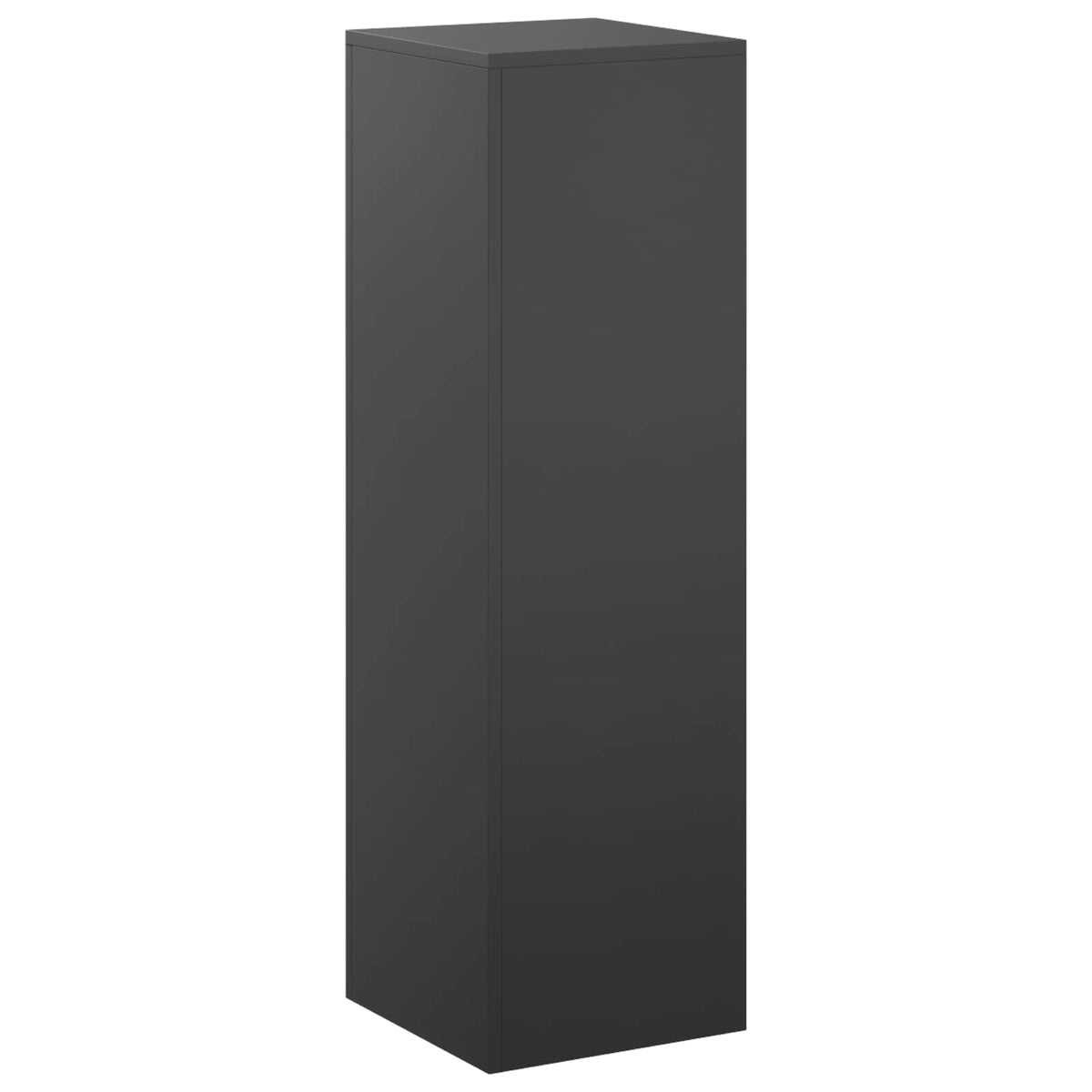 vidaXL Stojak na rośliny Czarny 30 x 30 x 100 cm Stal
