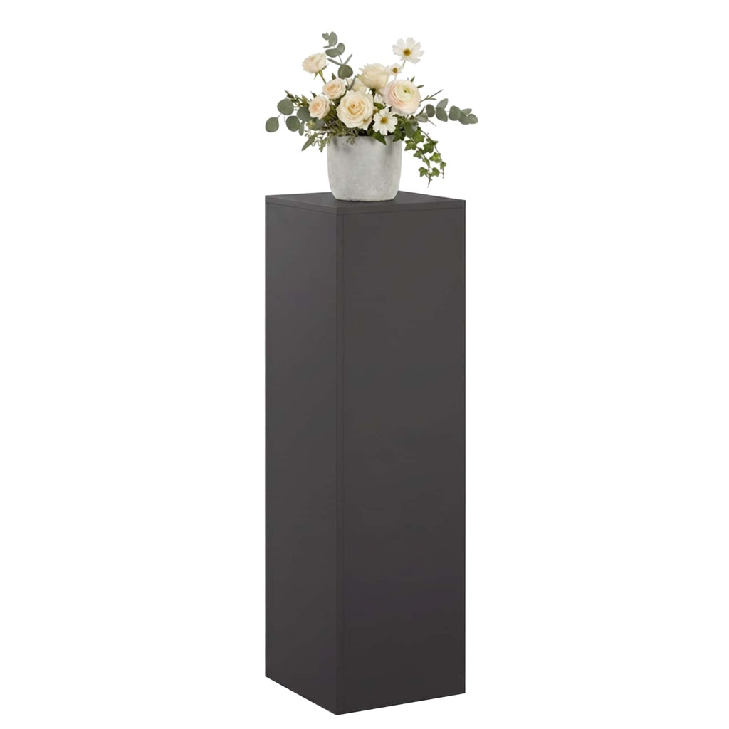 vidaXL Stojak na rośliny Czarny 30 x 30 x 100 cm Stal