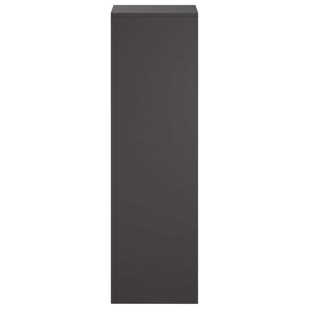 vidaXL Stojak na rośliny 2 pcs Czarny 30 x 30 x 100 cm Stal