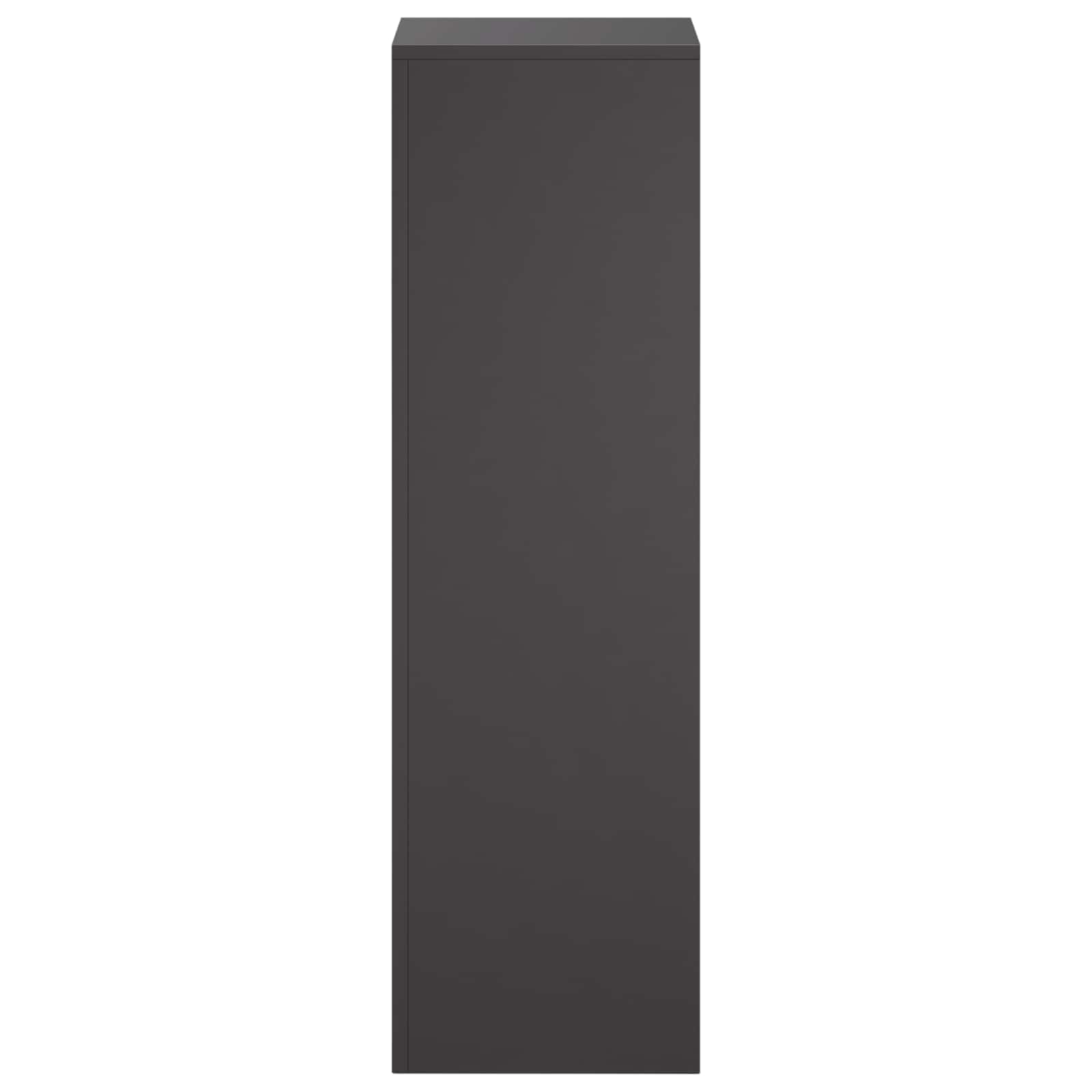 vidaXL Stojak na rośliny 2 pcs Czarny 30 x 30 x 100 cm Stal
