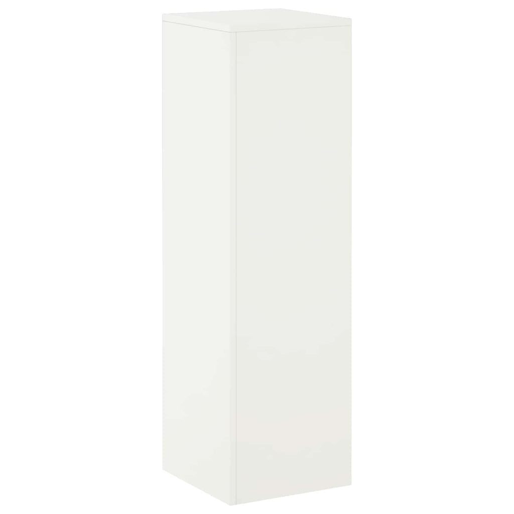 vidaXL Stojak na rośliny Biały 30 x 30 x 100 cm Stal